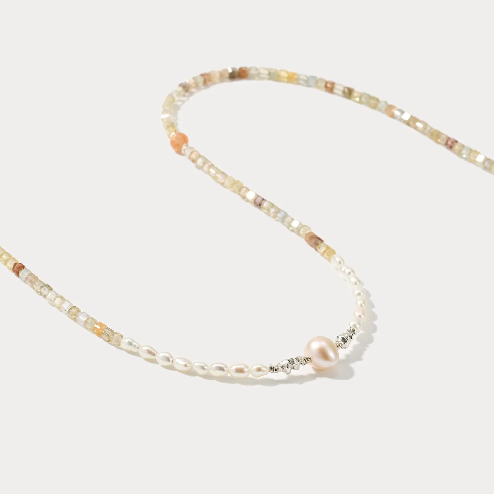 Multi Pearl Seed Bead Necklace