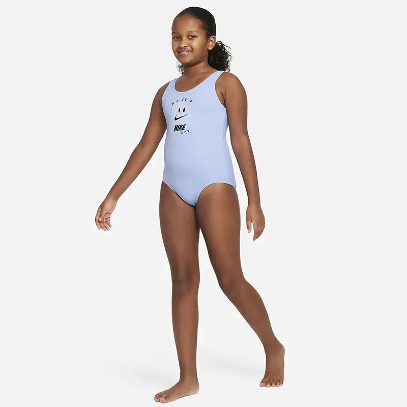 Nike - Girls' Multi Logo U-Back One Piece (Cobalt Bliss)
