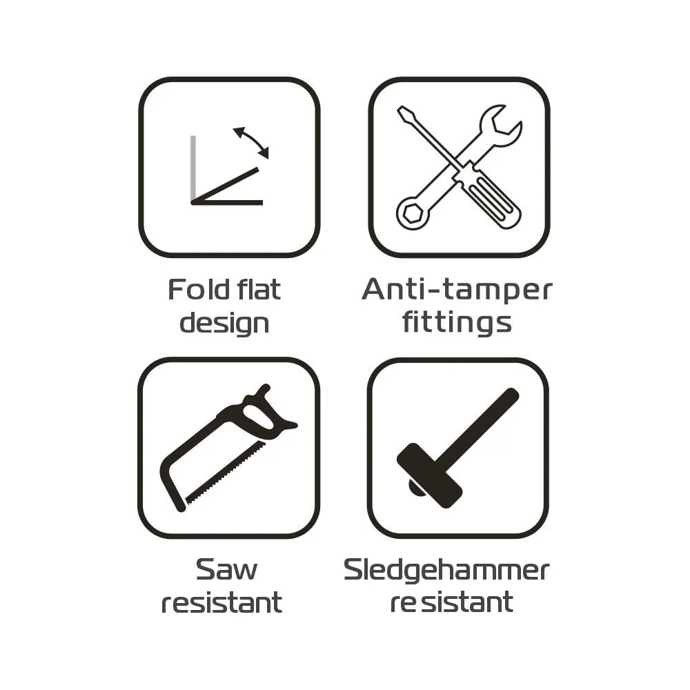 Oxford TaskForce - Ground & Wall Anchor Kit > Sold Secure Gold