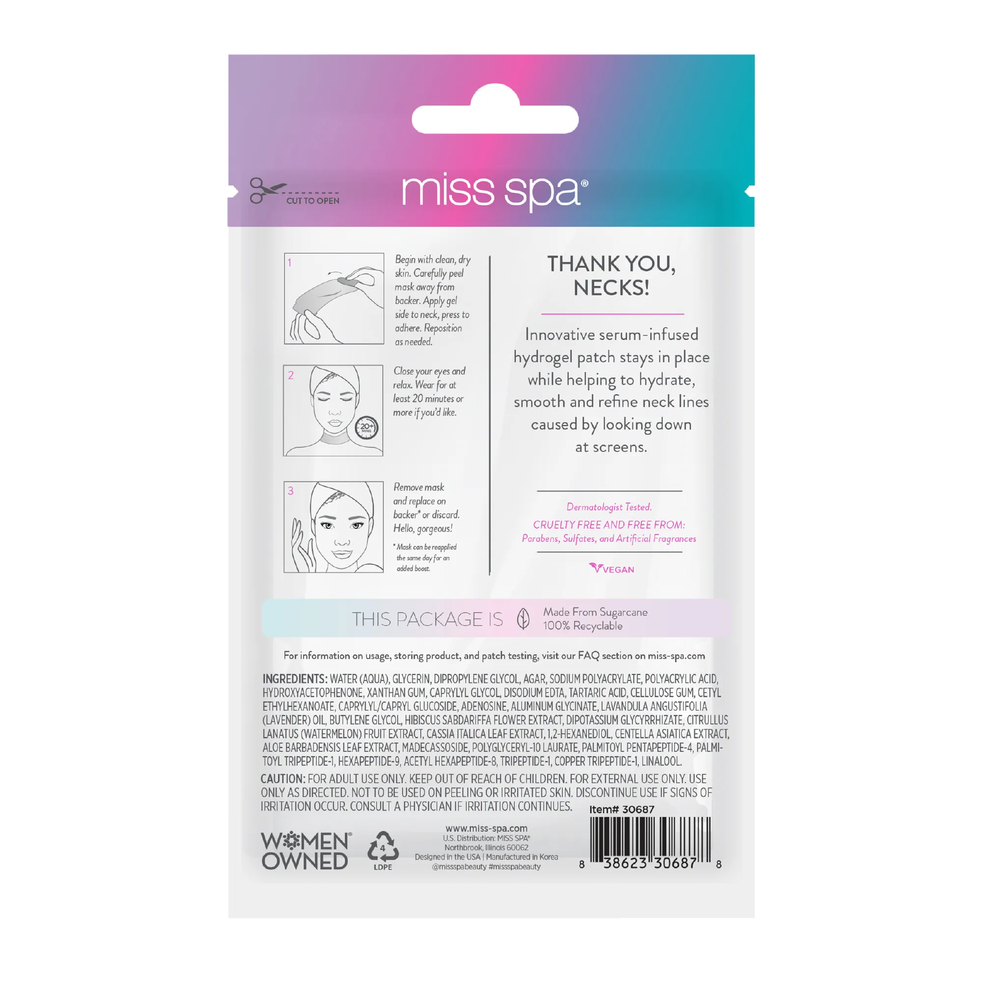 Smooth   Hydrate Tech Neck 4 Pack